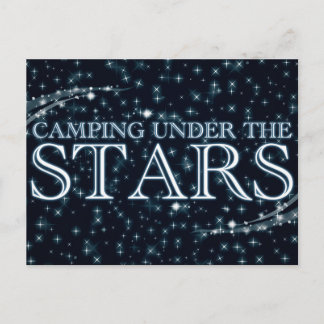Carte Postale Camping sous les étoiles