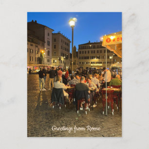 Carte Postale Campo di Fiore, Rome, Italie Design