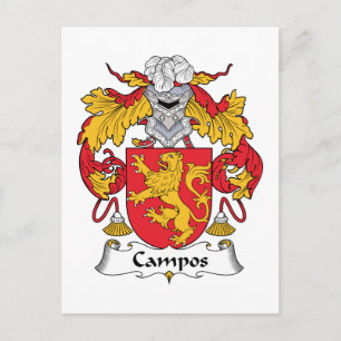 Carte Postale Campos Family Crest