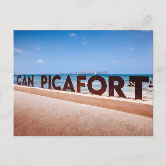 Carte Postale Can Picafort, Majorque (Devant)