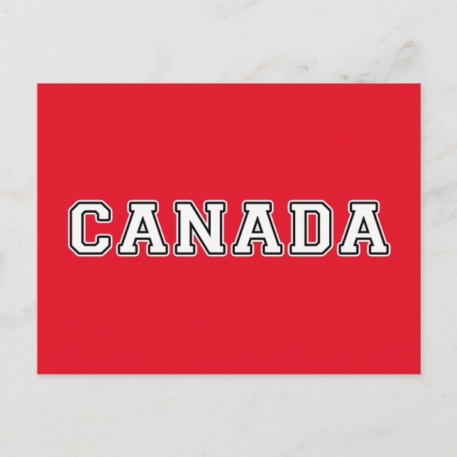 Carte Postale Canada (Devant)