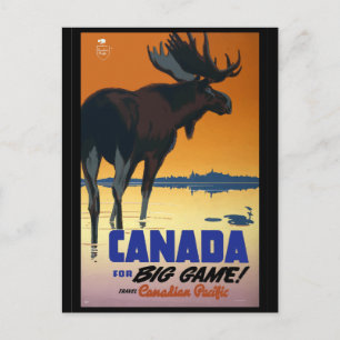 Carte Postale Canada - Affiche Vintage voyage