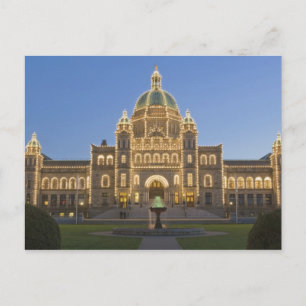 Carte Postale Canada, BC, Victoria, bâtiment du Parlement de la