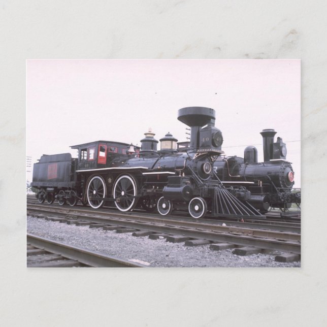 Carte Postale Canada, Canadien National Ry 4-4-0 (Devant)