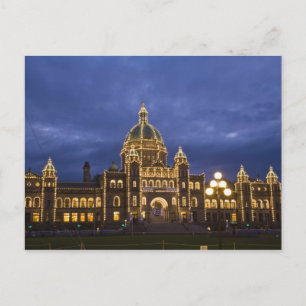 Carte Postale CANADA, Colombie-Britannique, Victoria. Soirée,