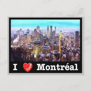 Carte Postale Canada - Montréal - I Love -