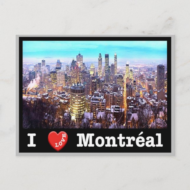 Carte Postale Canada - Montréal - I Love - (Devant)