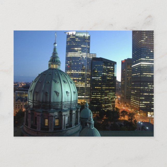 Carte Postale Canada, Québec, Montréal. Centre-ville de Montréal (Devant)
