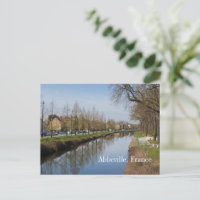 Canal Abbeville Vue Pittoresque, France