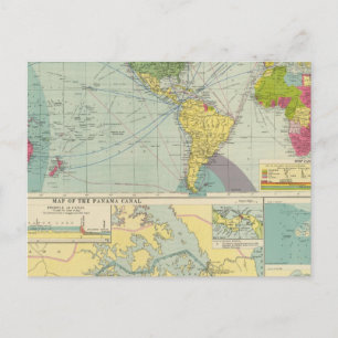 Carte Postale Canal de Panama