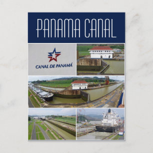 Carte Postale canal de panama miraflores