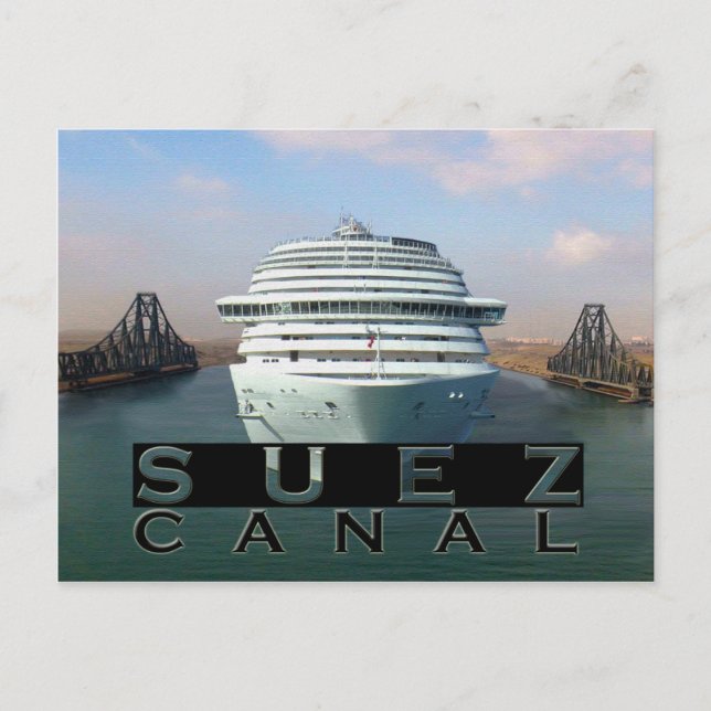 Carte Postale Canal de Suez (Devant)