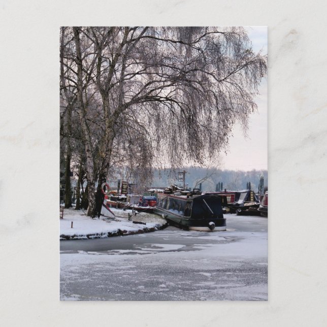 CARTE POSTALE CANAL D'HIVER (Devant)