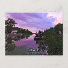 Carte postale - Canal Erie au coucher du soleil