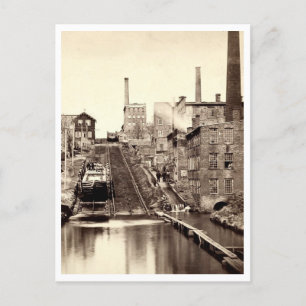 Carte Postale Canal Morris, Newark, New Jersey Vintage