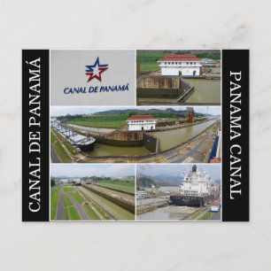 Carte Postale canal panama