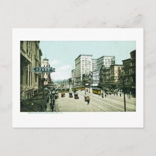 Carte Postale Canal Street, La Nouvelle-Orléans, LA