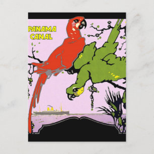 Carte Postale Canal vintage de Panama