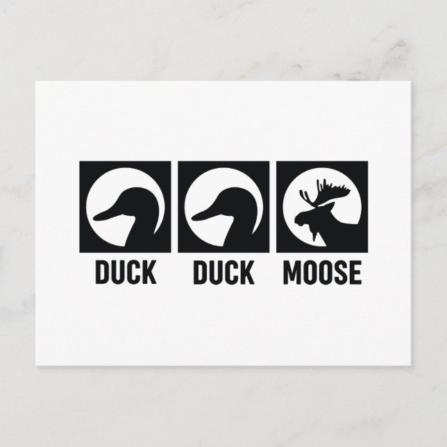 Carte Postale Canard Canard Orignal (Devant)