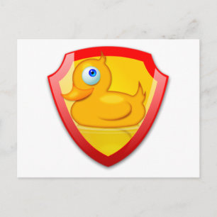 Carte Postale Canard défenseur brillant
