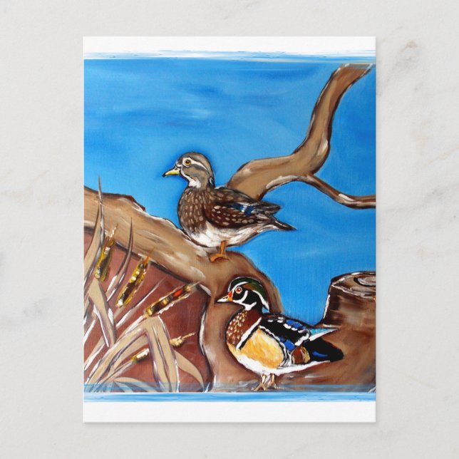CARTE POSTALE CANARDS BOISÉS (Devant)