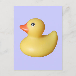 Carte Postale Canards dans une rangée