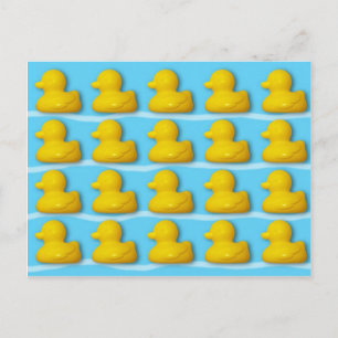 Carte Postale Canards de bain