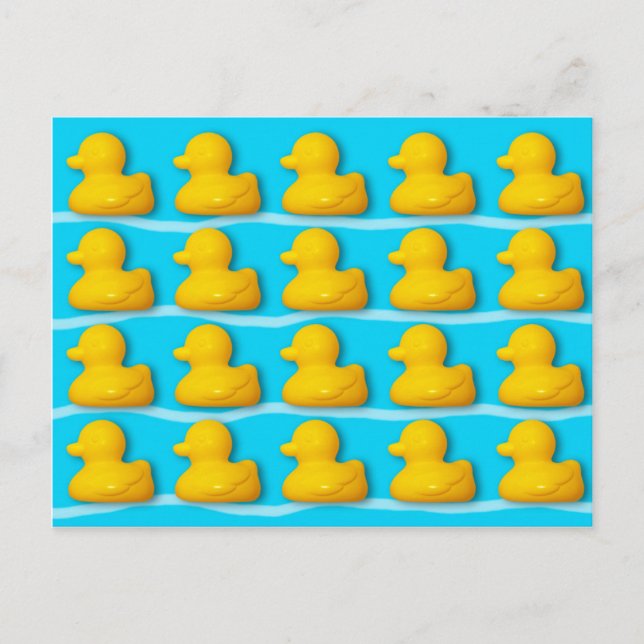 Carte Postale Canards de bain (Devant)