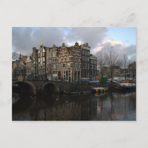 Carte Postale Canaux à Amsterdam