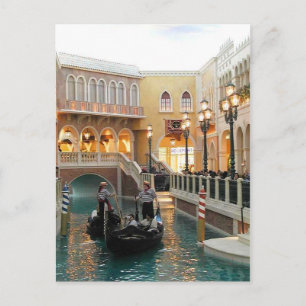 Carte Postale Canaux de casino vénitiens, Las Vegas Postcard