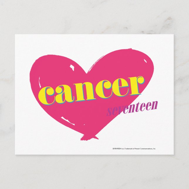 Carte Postale Cancer (Devant)