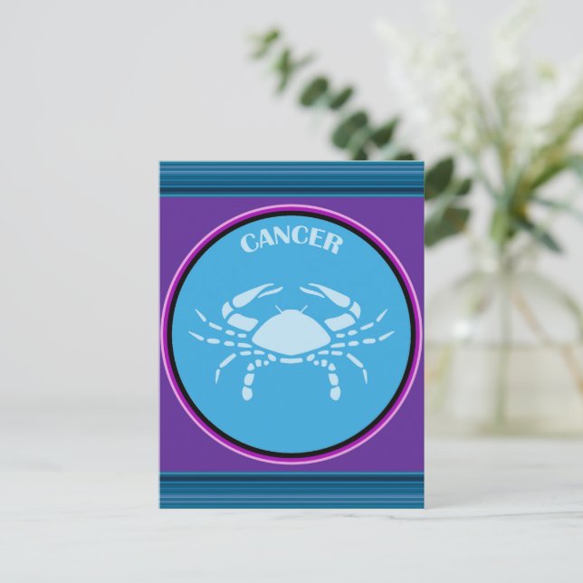 Carte postale cancer (Debout devant)