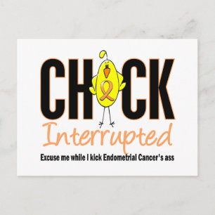 Carte Postale Cancer de l'estomac Chick Interrompu