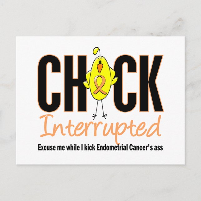 Carte Postale Cancer de l'estomac Chick Interrompu (Devant)