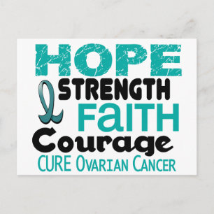 Carte Postale Cancer de l'ovaire HOPE 3