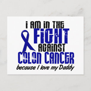 Carte Postale CANCER DU COLON Dans La Lutte Pour Mon Papa 1