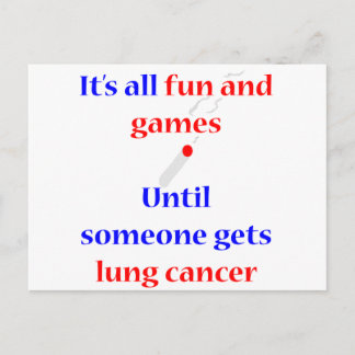 Carte Postale Cancer du poumon