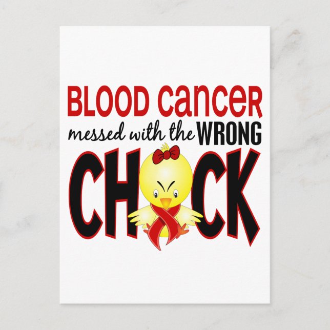 Carte Postale Cancer Du Sang Mis Au Courant Avec Le Mauvais Pous (Devant)