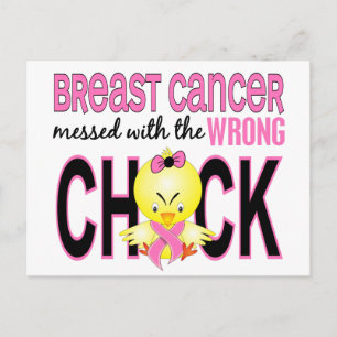 Carte Postale Cancer Du Sein Mis Avec Une Mauvaise Poule