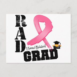 Carte Postale Cancer du sein Radiothérapie RAD Grad