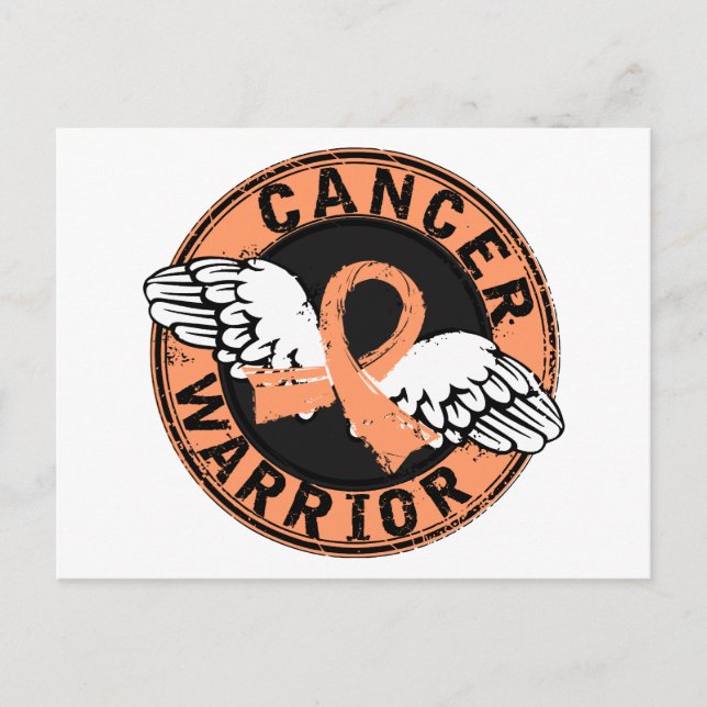 Carte Postale Cancer endométrique 14C du guerrier (Devant)