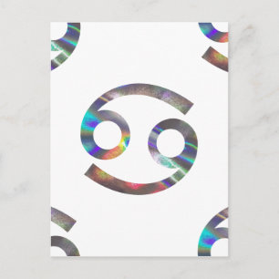 Carte Postale cancer hologramme