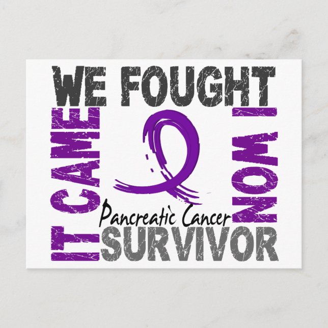 Carte Postale Cancer pancréatique du survivant 5 (Devant)