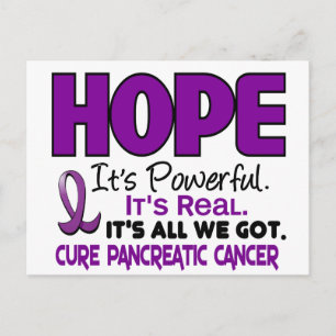 Carte Postale Cancer pancréatique HOPE 1