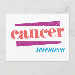 Carte Postale Cancer rose