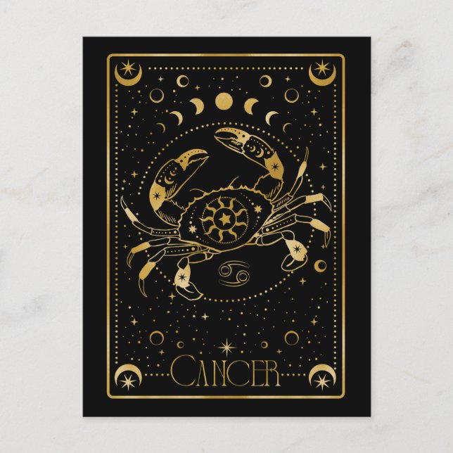 Carte Postale Cancer zodiac (Devant)