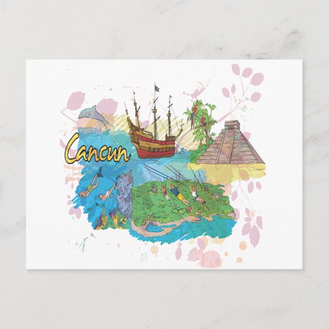 Carte Postale Cancun (Devant)