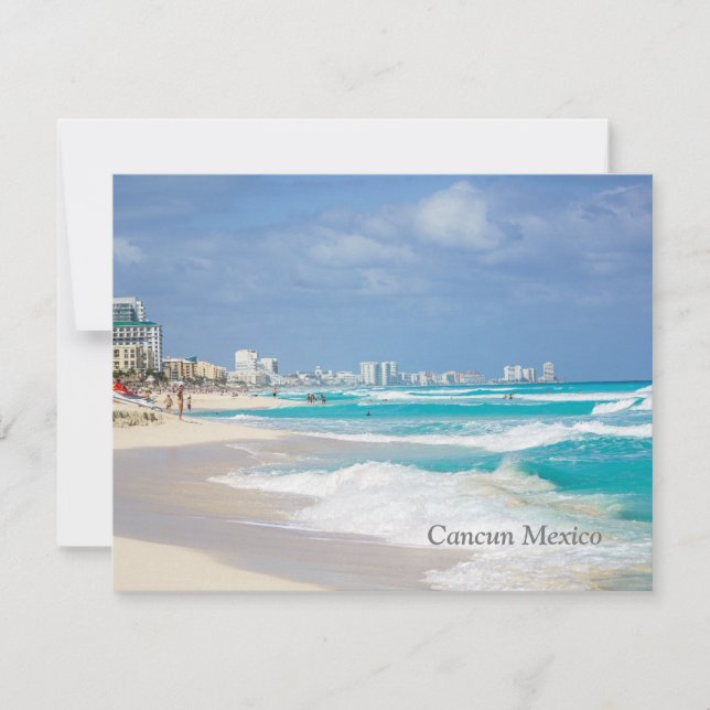 Carte postale Cancun Mexico Beach (Devant)