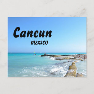 Carte Postale Cancun Mexico Beach Resort Eau limpide