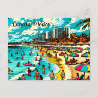 Cancun, Mexique avec une ambiance Pop Art